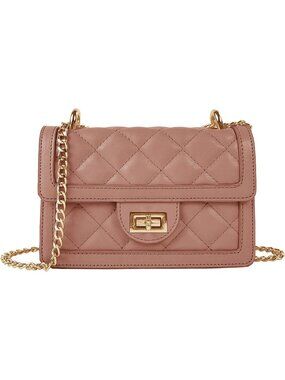 〽️Women Dark Mauve Wallet Purse Quilted Mini Small Shoulder Crossbody Party Bags